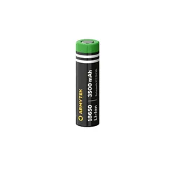 Armytek 18650 Li-ion 3500mah Battery / Without Pcb / Rechargeable - Batteri Armytek 18650 Li-ion 3500mah Battery / Without Pcb / Rechargeable - Batteri