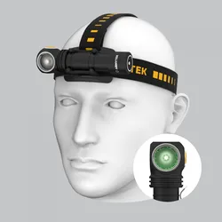 Armytek Wizard C2 Wg Magnet Usb / White & Green / 1100 Lm & 400 Lm / Tir 70:120 / 1x18650 (incl.) - Pandelampe Armytek Wizard C2 Wg Magnet Usb / White & Green / 1100 Lm & 400 Lm / Tir 70:120 / 1x18650 (incl.) - Pandelampe